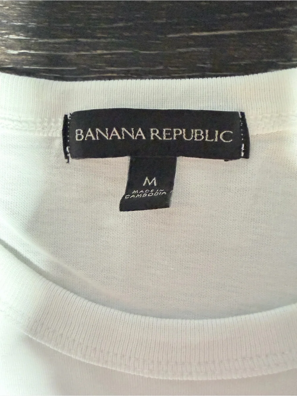 Banana Republic White Pocket Logo Short-Sleeve T-Shirt Pride